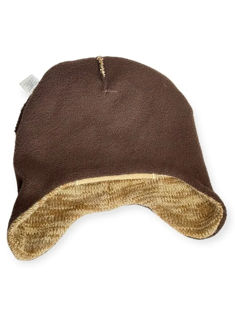 Reindeer Knit Beanie Cap Hat‎ Brown 2T-5T